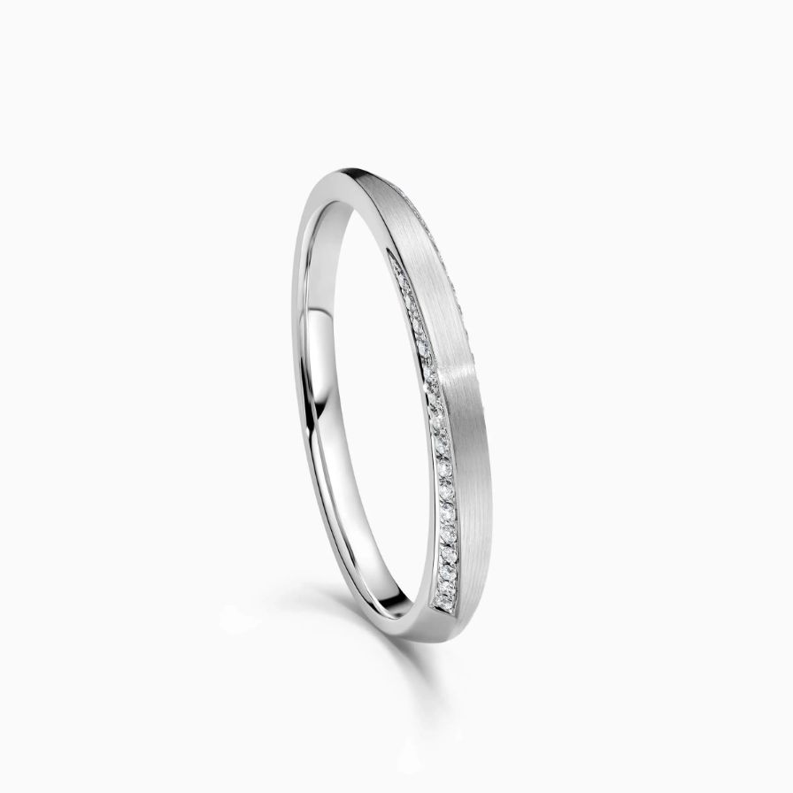 Brushed Wedding Rings Brushed Wedding Rings