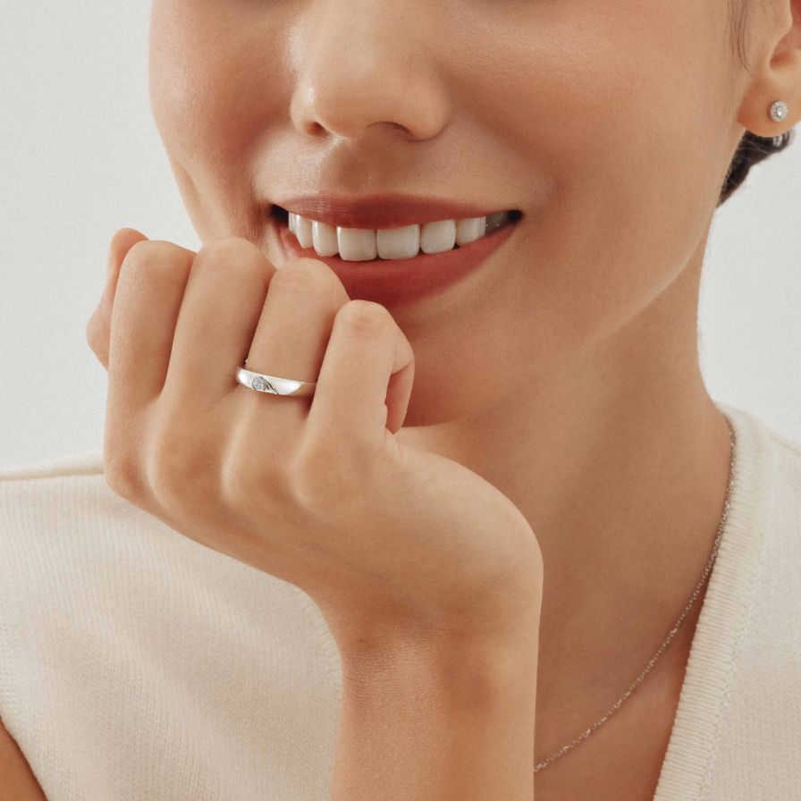 Half Heart Shape Black Diamond Wedding Rings Half Heart Shape Black Diamond Wedding Rings