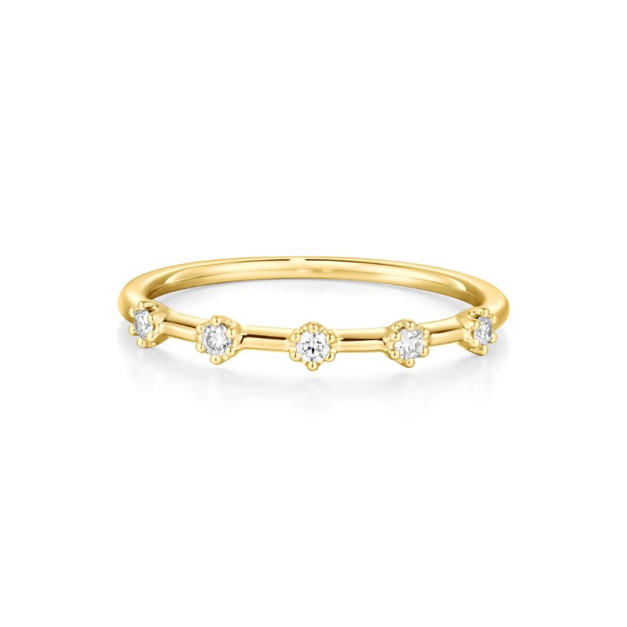 Minimalist Floating Bubble Wedding Ring Minimalist Floating Bubble Wedding Ring