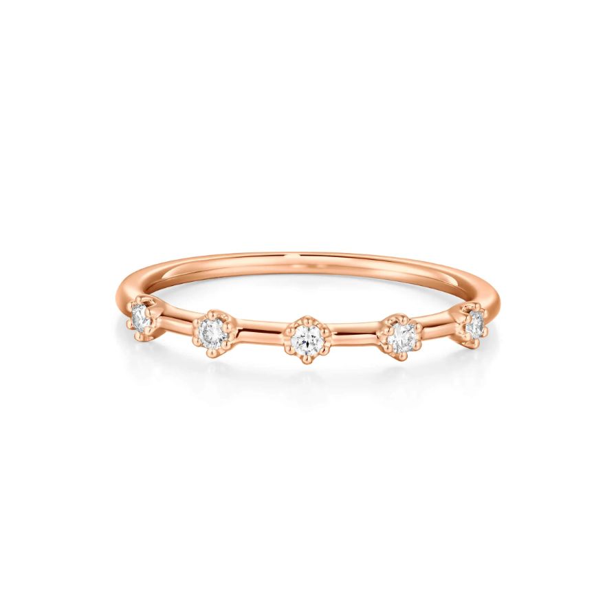 Minimalist Floating Bubble Wedding Ring Minimalist Floating Bubble Wedding Ring