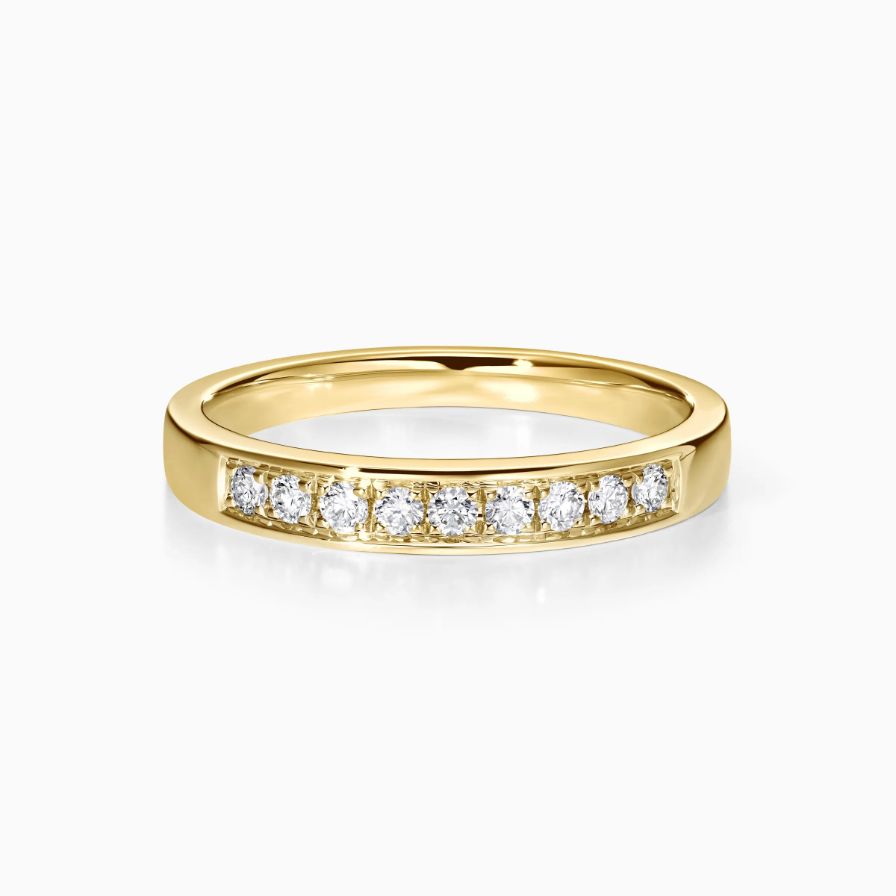 9 Diamonds Pavé Wedding Rings 9 Diamonds Pavé Wedding Rings