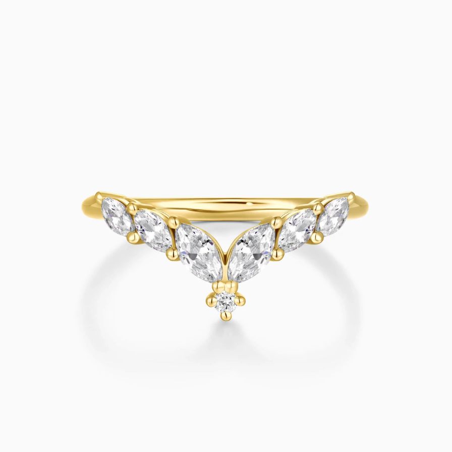 Eternity V-Shaped Marquise Wedding Ring Eternity V-Shaped Marquise Wedding Ring