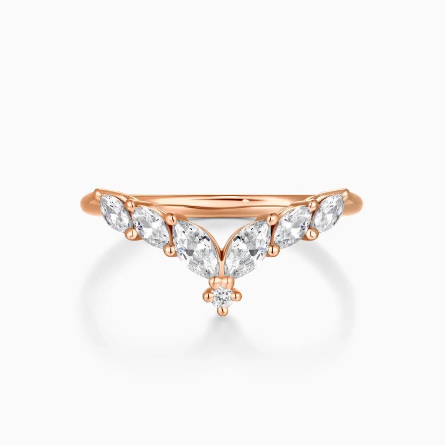 Eternity V-Shaped Marquise Wedding Ring Eternity V-Shaped Marquise Wedding Ring