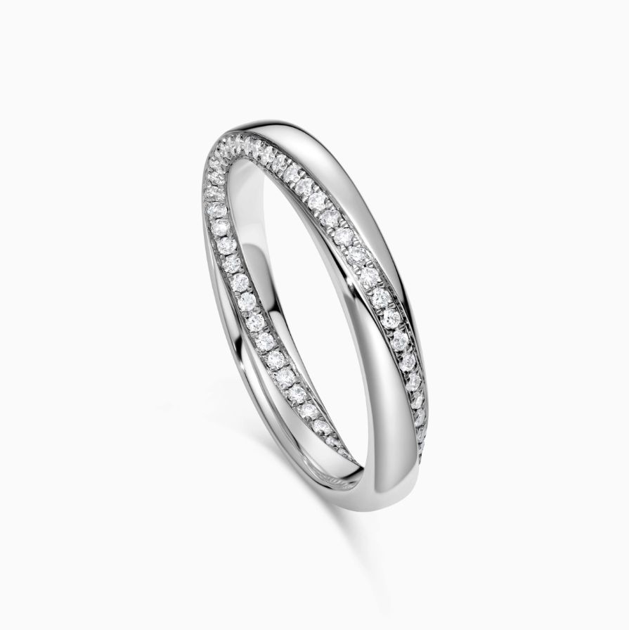 Beloved Infinity Pavé Diamond Wedding Rings Beloved Infinity Pavé Diamond Wedding Rings