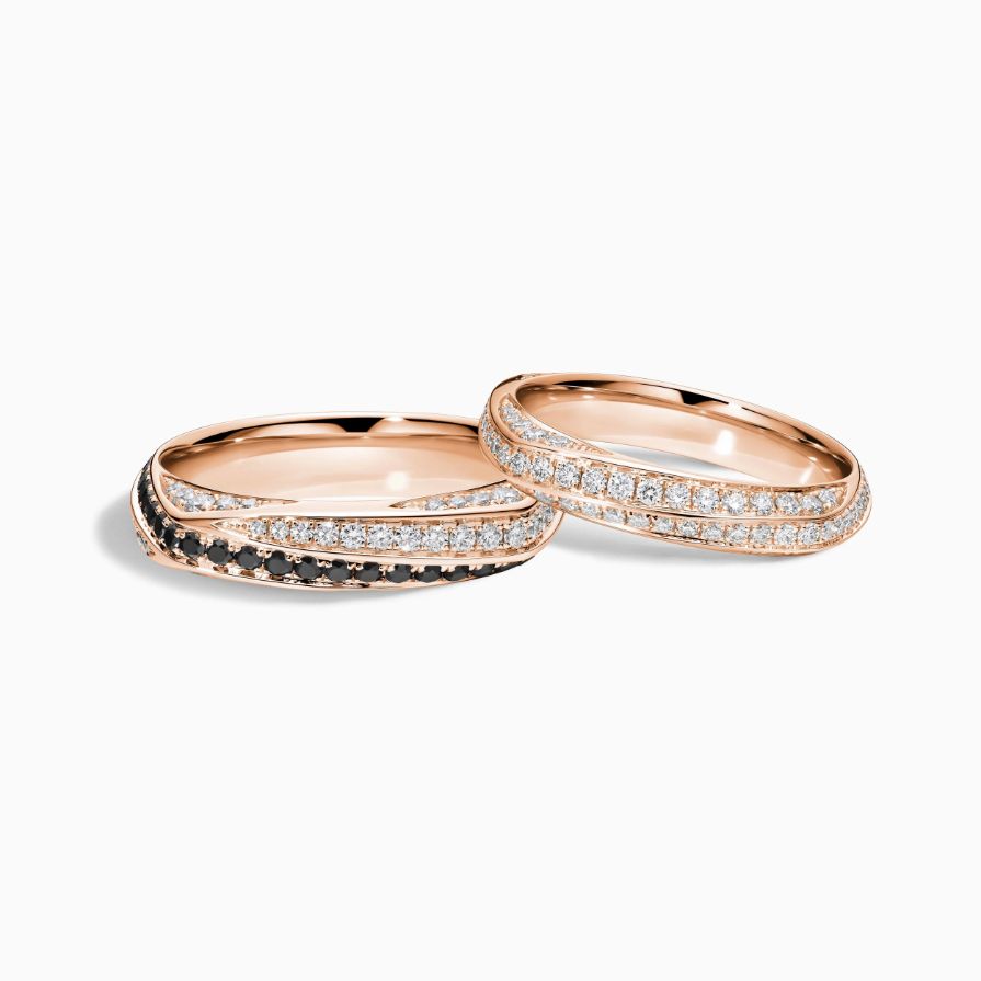 Eternity Twisted Luxe Wedding Rings Eternity Twisted Luxe Wedding Rings