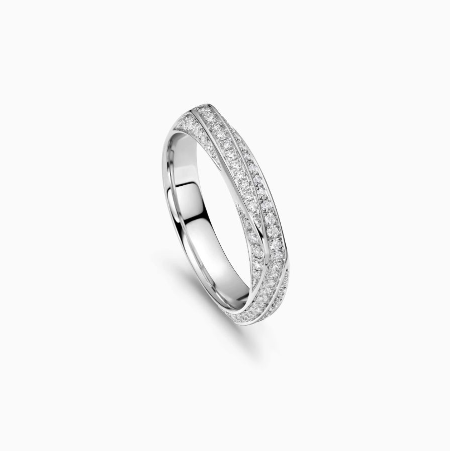 Eternity Twisted Luxe Wedding Rings Eternity Twisted Luxe Wedding Rings