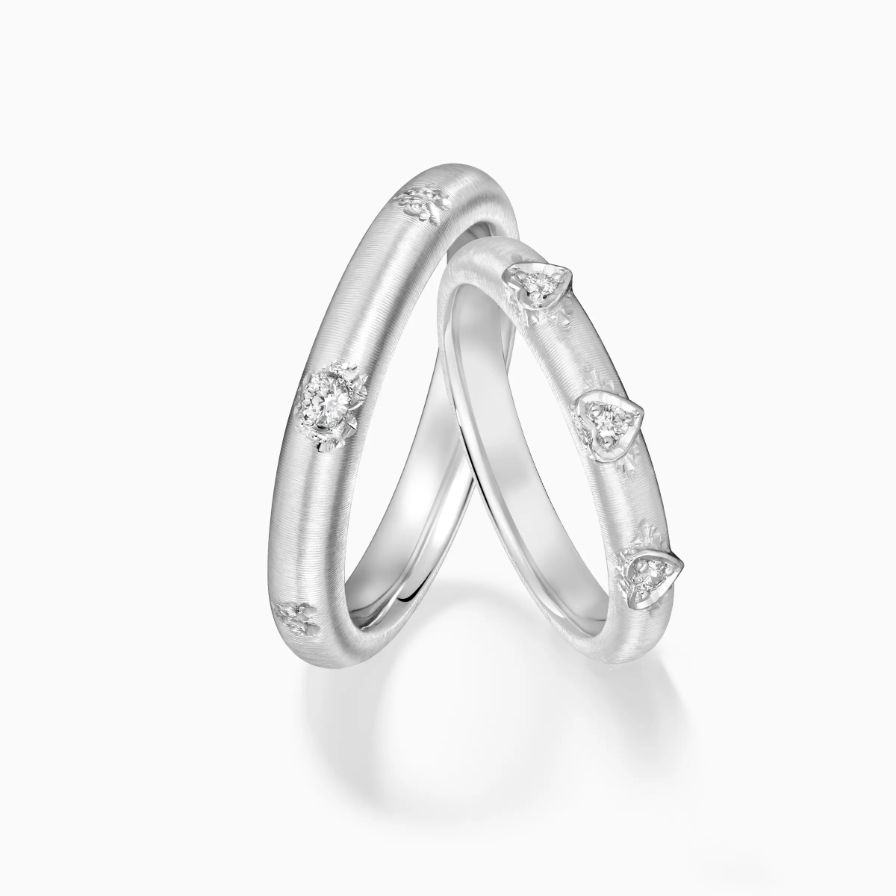 Les Éternelles Diamond Wedding Rings Les Éternelles Diamond Wedding Rings