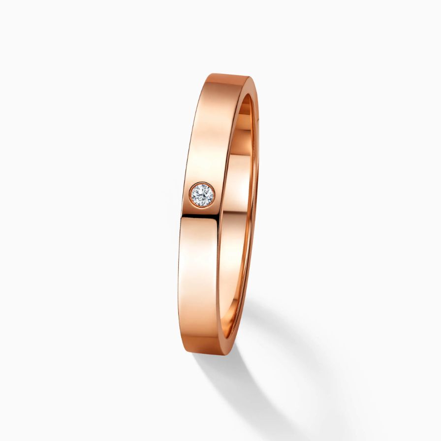 Collection Rose Gold Wedding Bands with Diamonds Collection Rose Gold Wedding Bands with Diamonds