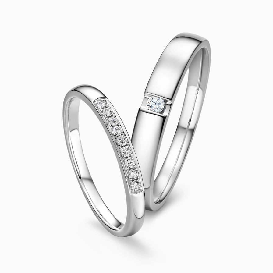 Modern Solitaire Diamond Wedding Rings Modern Solitaire Diamond Wedding Rings