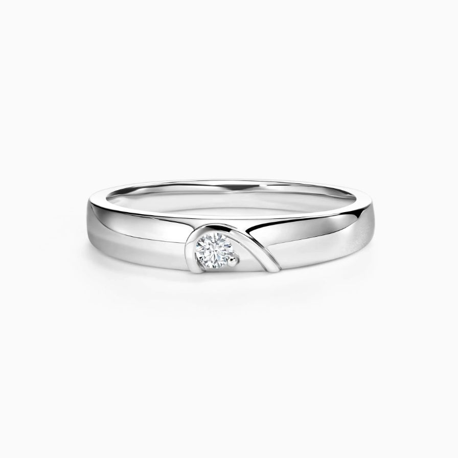 Half Heart Shape Black Diamond Wedding Rings Half Heart Shape Black Diamond Wedding Rings