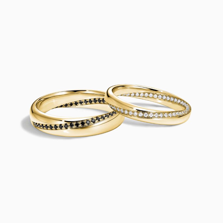 Beloved Infinity Pavé Diamond Wedding Rings Beloved Infinity Pavé Diamond Wedding Rings