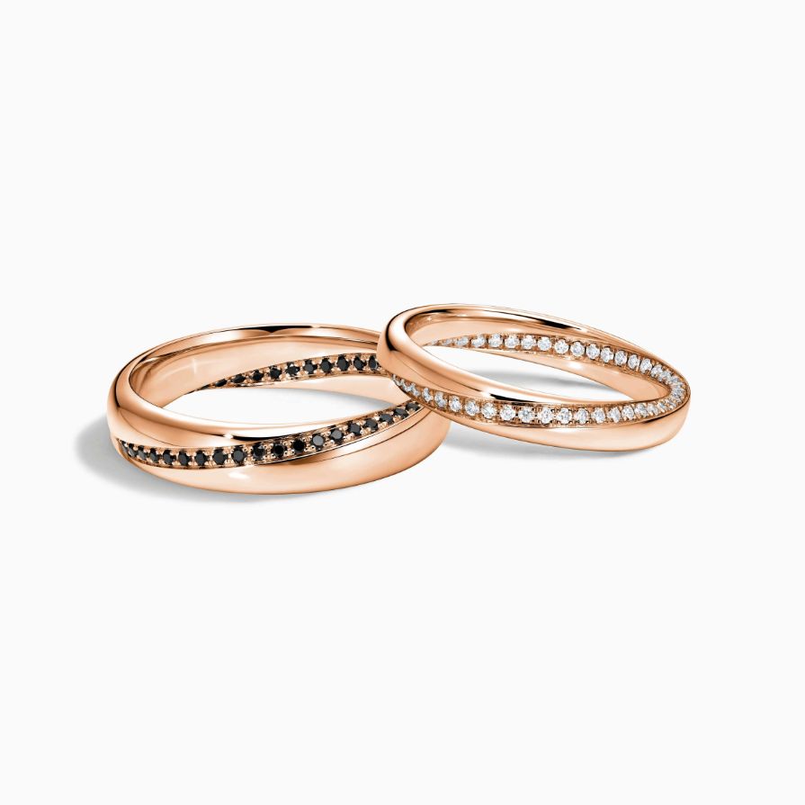 Beloved Infinity Pavé Diamond Wedding Rings Beloved Infinity Pavé Diamond Wedding Rings