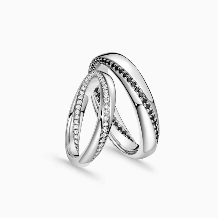 Beloved Infinity Pavé Diamond Wedding Rings Beloved Infinity Pavé Diamond Wedding Rings