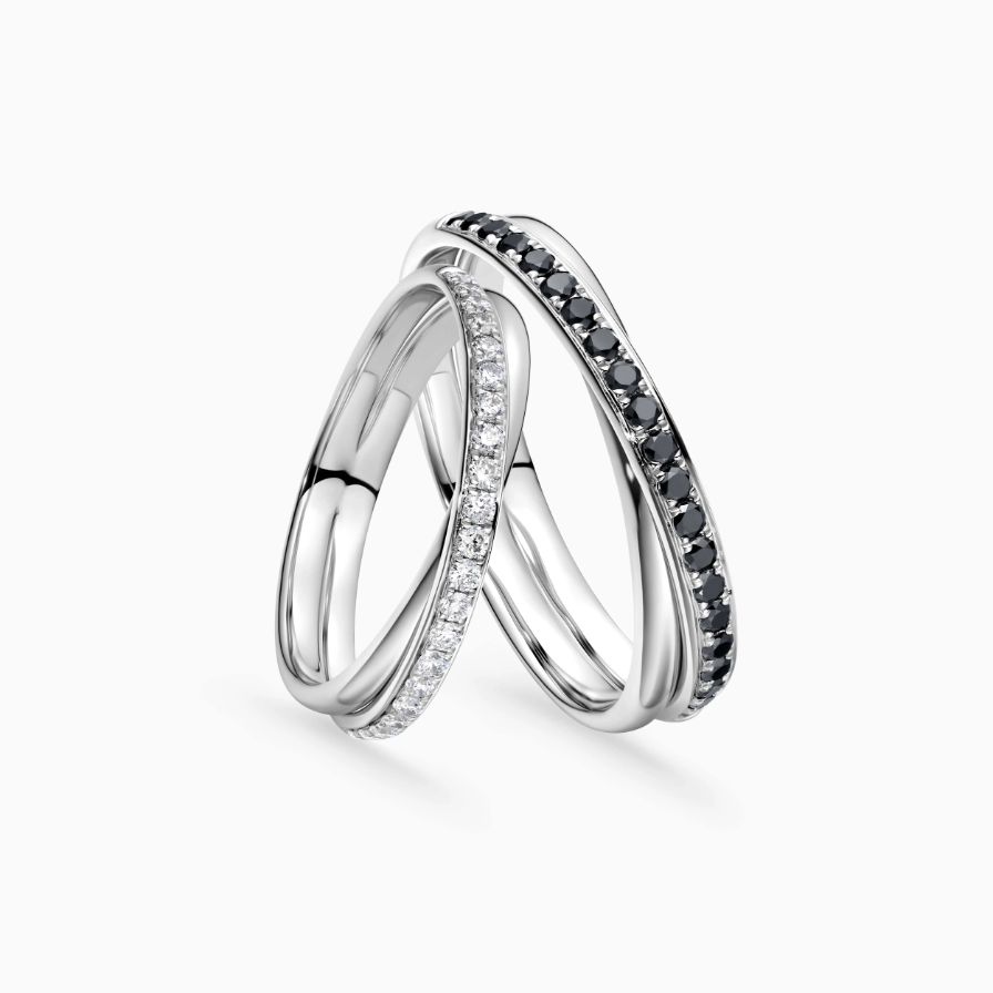Elevated Twist Eternal Vow Wedding Rings Elevated Twist Eternal Vow Wedding Rings