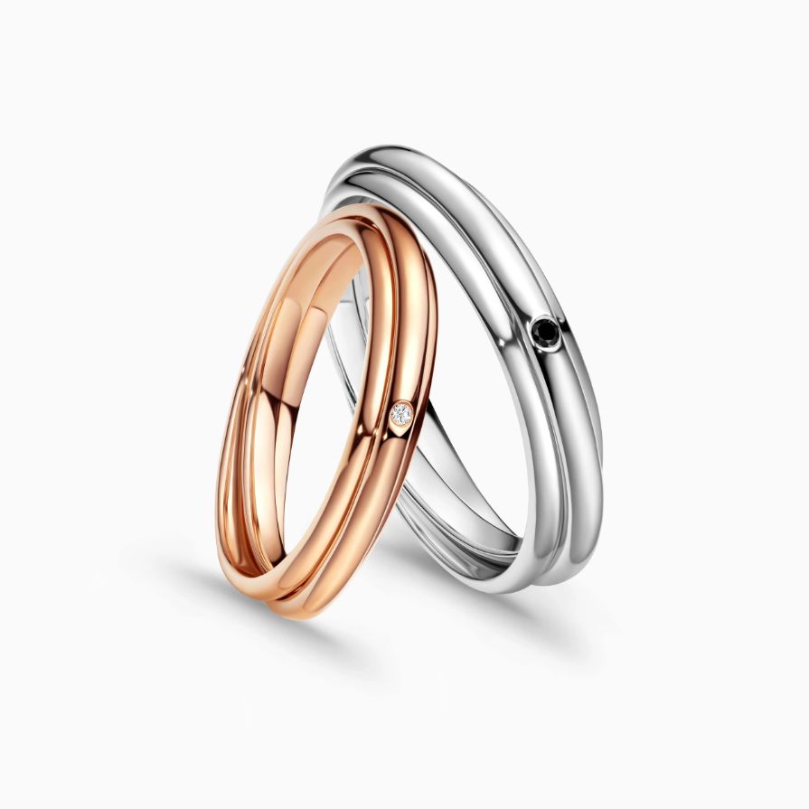 Eternal Contour Diamond Wedding Rings Eternal Contour Diamond Wedding Rings