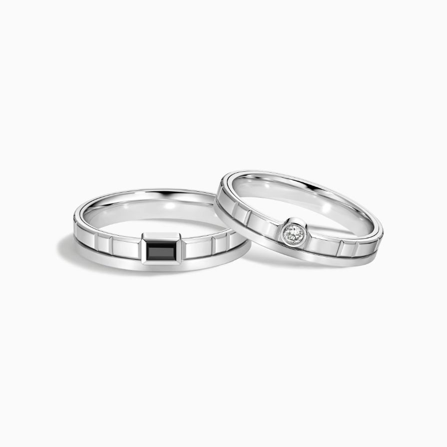 Fated Spinning Diamond Wedding Rings Fated Spinning Diamond Wedding Rings