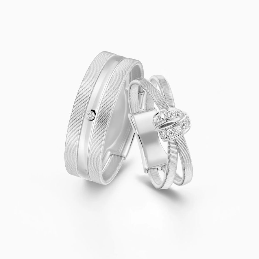 Florentine Twined Wedding Rings Florentine Twined Wedding Rings