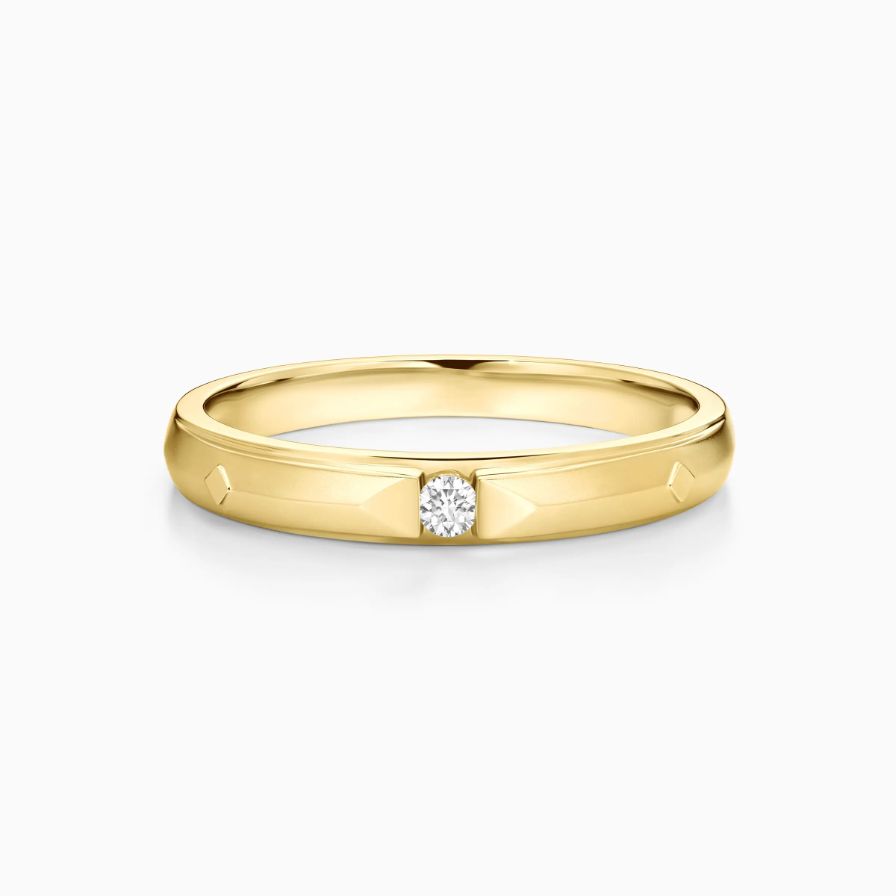 Geometric Solitaire Diamond Eternal Wedding Rings Geometric Solitaire Diamond Eternal Wedding Rings