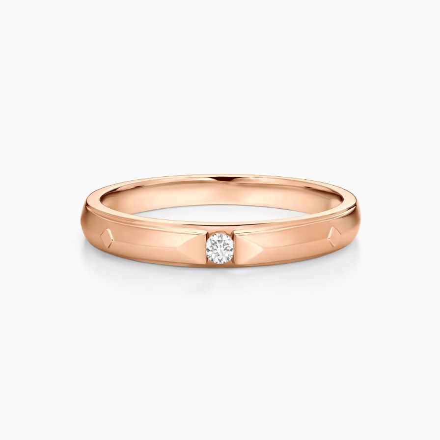 Geometric Solitaire Diamond Eternal Wedding Rings Geometric Solitaire Diamond Eternal Wedding Rings