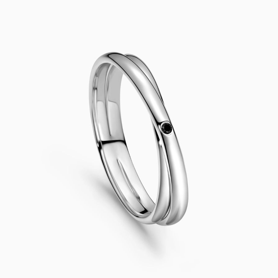 Devoted Crossover Diamond Wedding Rings Devoted Crossover Diamond Wedding Rings