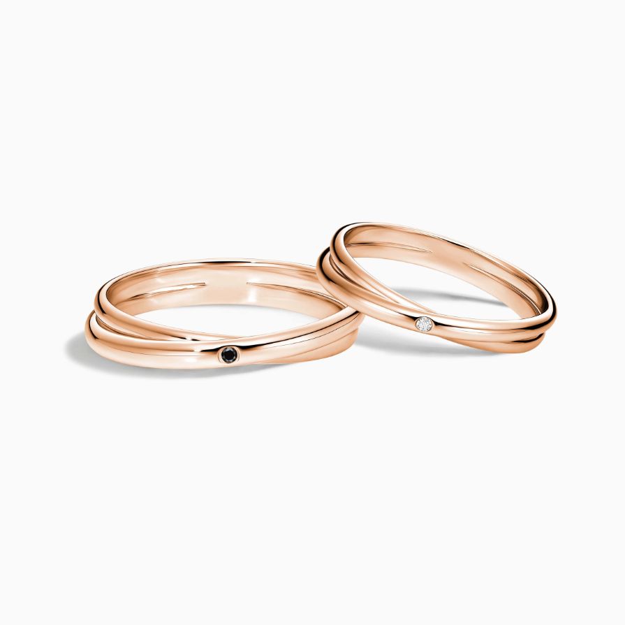 Devoted Crossover Diamond Wedding Rings Devoted Crossover Diamond Wedding Rings