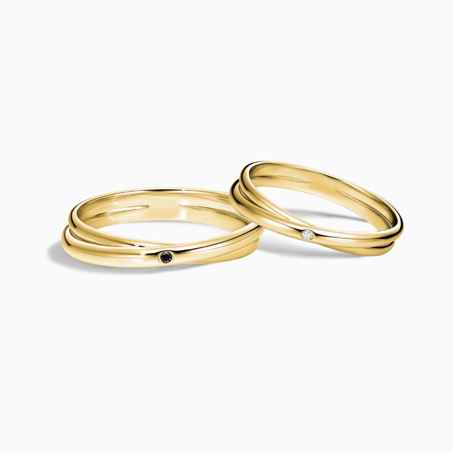 Devoted Crossover Diamond Wedding Rings Devoted Crossover Diamond Wedding Rings