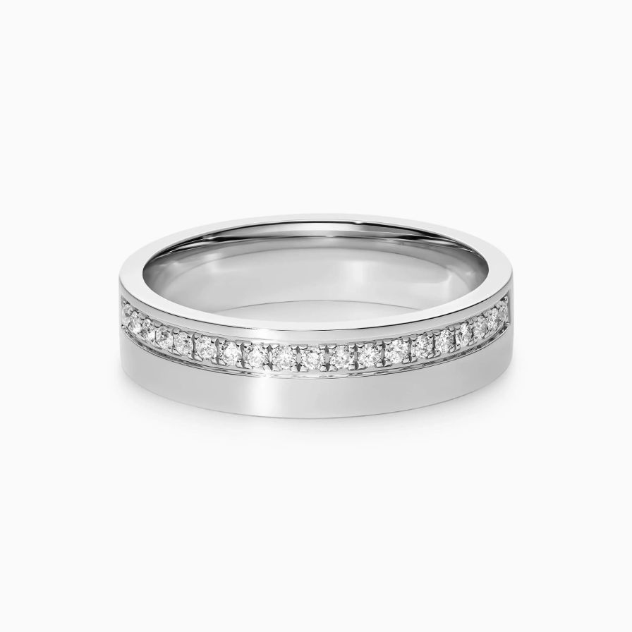 Diamond Pavé Rose Gold Wedding Rings Diamond Pavé Rose Gold Wedding Rings