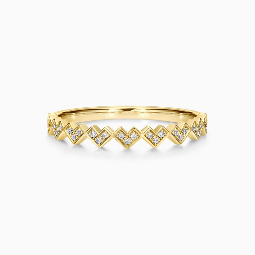 Alternating Heart Wedding Rings Alternating Heart Wedding Rings