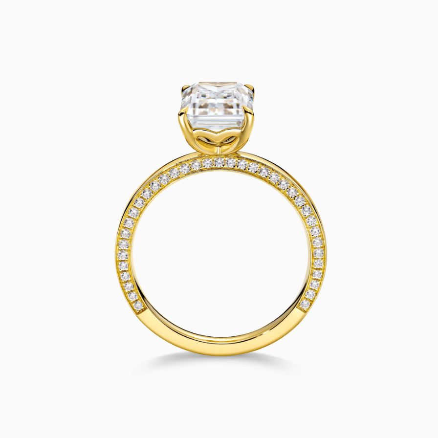 Classic Lab-Grown Emerald Poise Engagement Ring Classic Lab-Grown Emerald Poise Engagement Ring