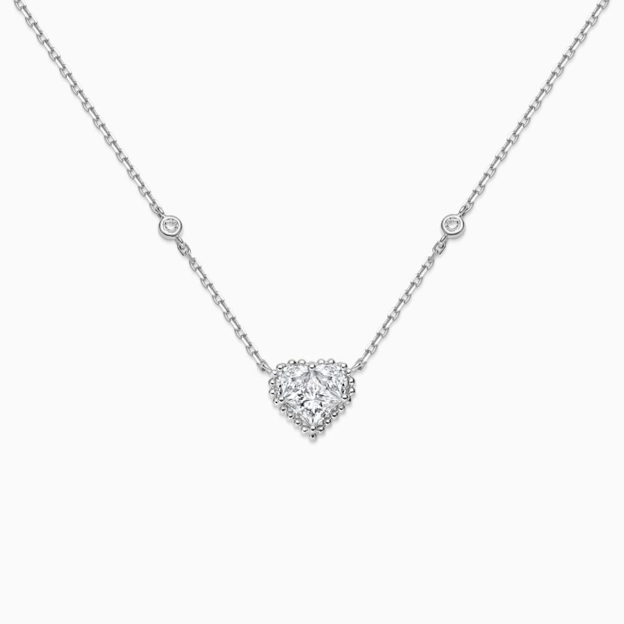 Eternal Trilogie Heart Halo Necklace Eternal Trilogie Heart Halo Necklace