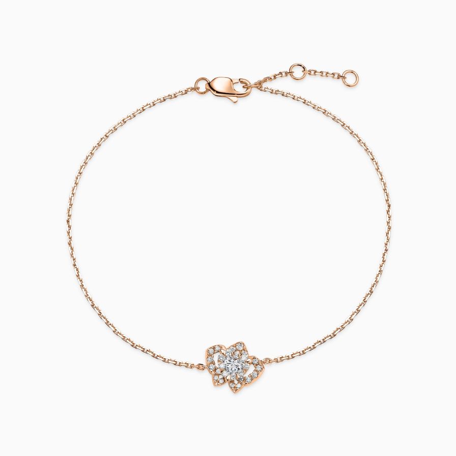 Refined Flora Heart Outline Bracelet Refined Flora Heart Outline Bracelet