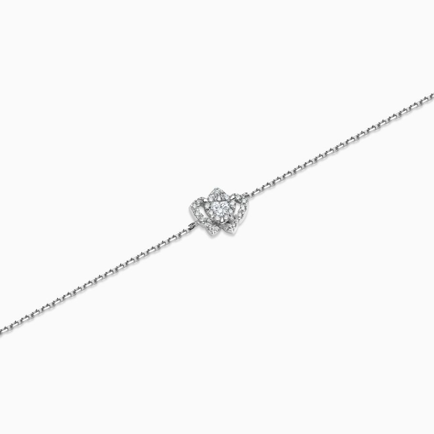 Refined Flora Heart Outline Bracelet Refined Flora Heart Outline Bracelet