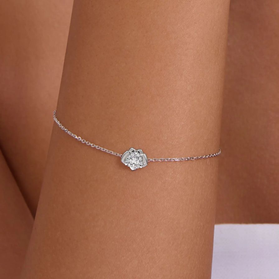 Refined ring and necklace styling