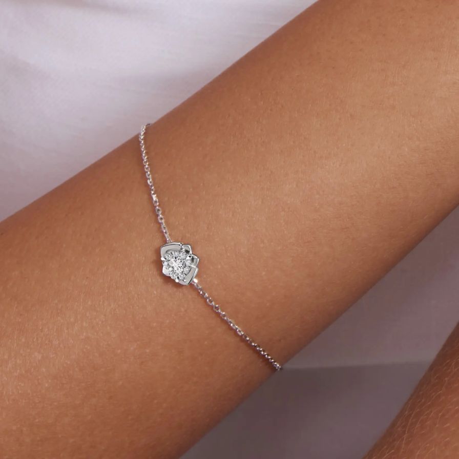 Dainty Blossom Heart Bracelet Dainty Blossom Heart Bracelet