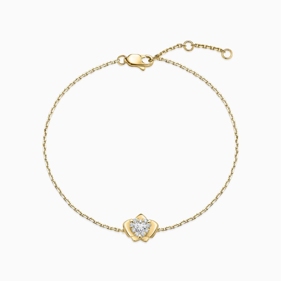 Dainty Blossom Heart Bracelet Dainty Blossom Heart Bracelet