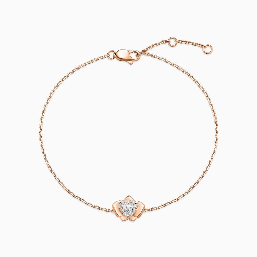 Dainty Blossom Heart Bracelet Dainty Blossom Heart Bracelet