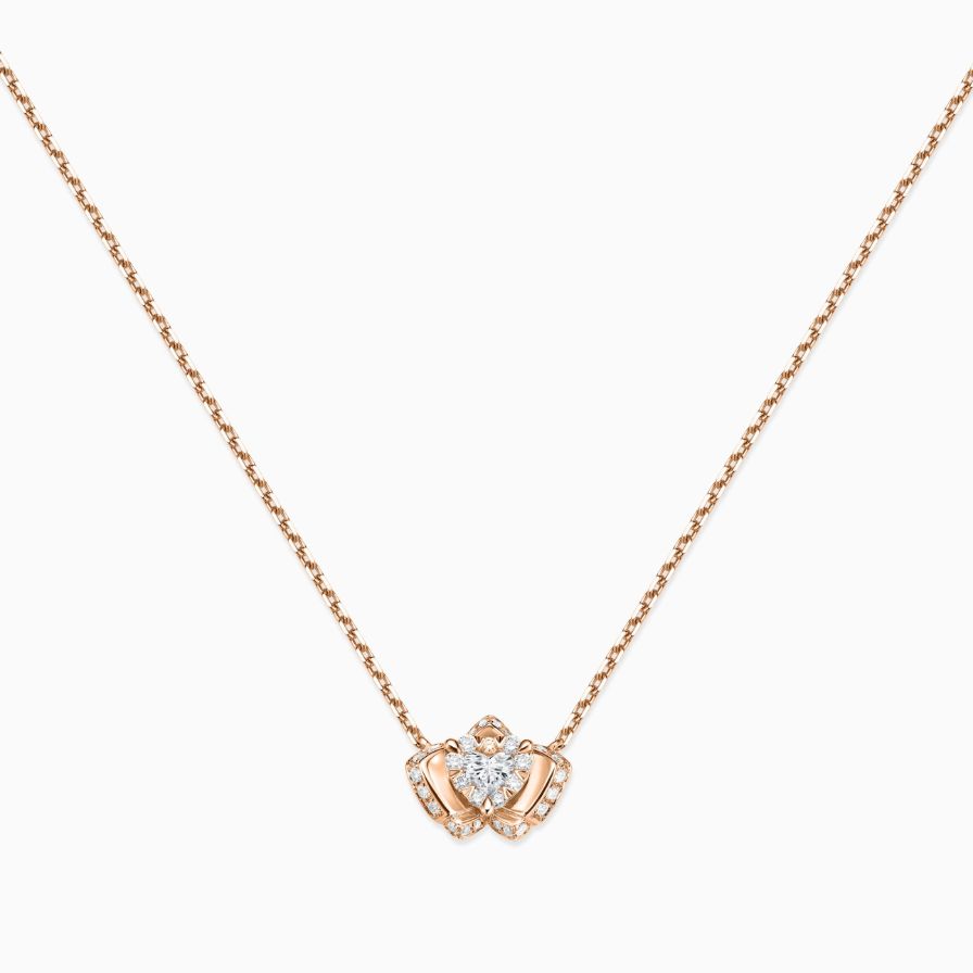 Luminous Heart Shape Diamonds Necklace Luminous Heart Shape Diamonds Necklace