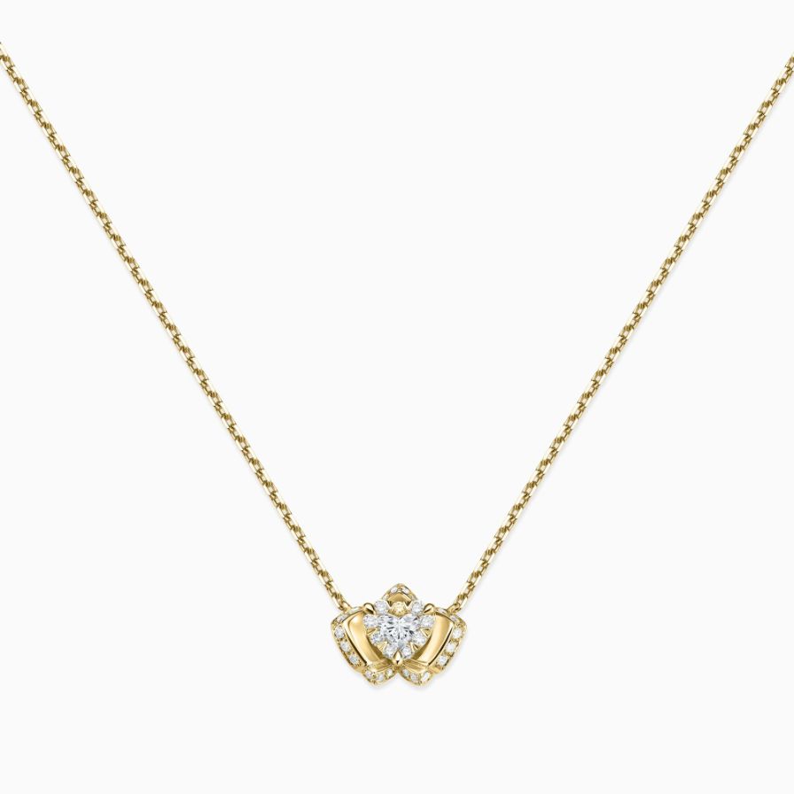 Luminous Heart Shape Diamonds Necklace Luminous Heart Shape Diamonds Necklace