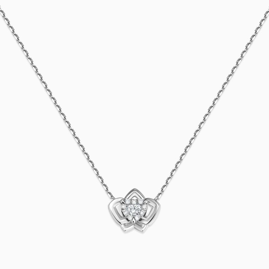 Enchanting Heart Shape Diamonds Necklace Enchanting Heart Shape Diamonds Necklace