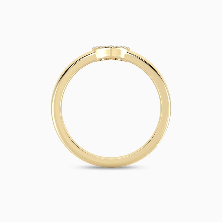 Dainty Outline Heart Zirconia Promise Ring Dainty Outline Heart Zirconia Promise Ring