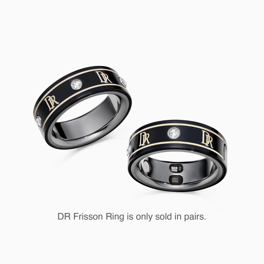 Frisson Ring Natural Diamond Setting Couple Rings