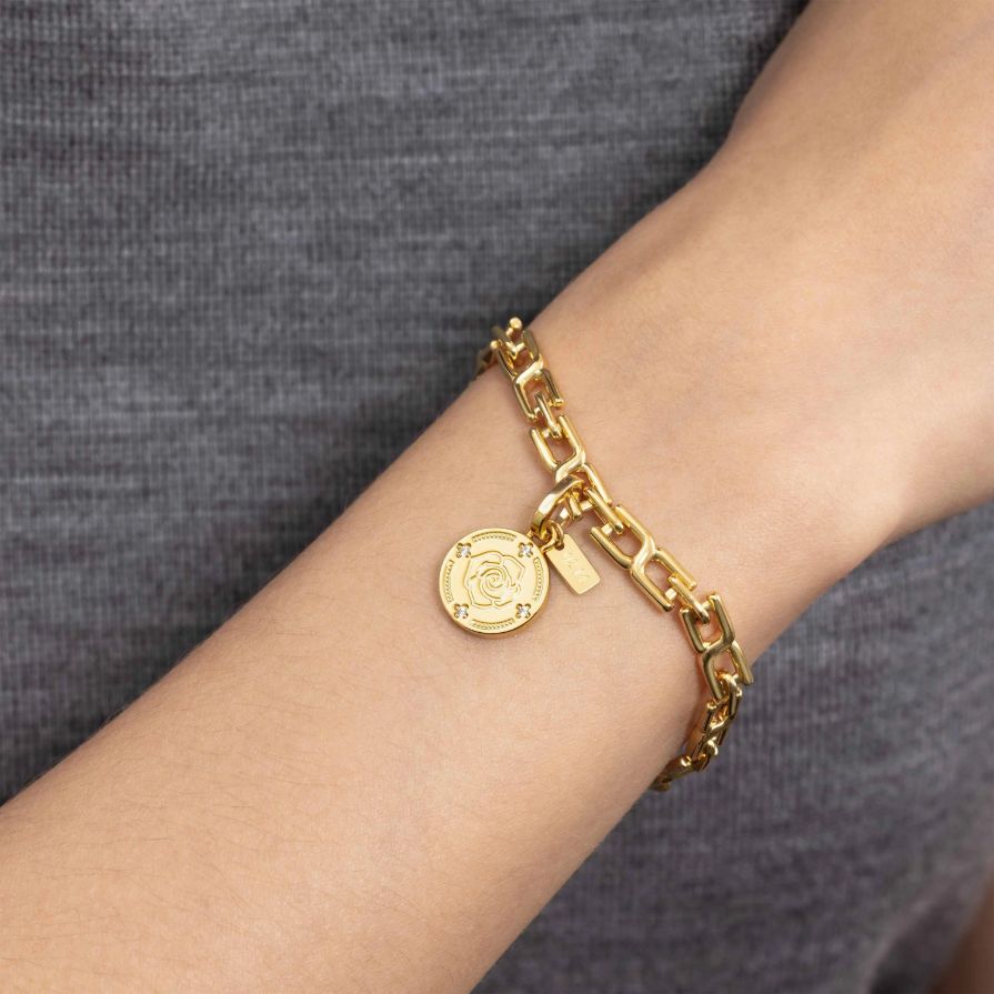 The Yes Rose Pendant + Bracelet Set