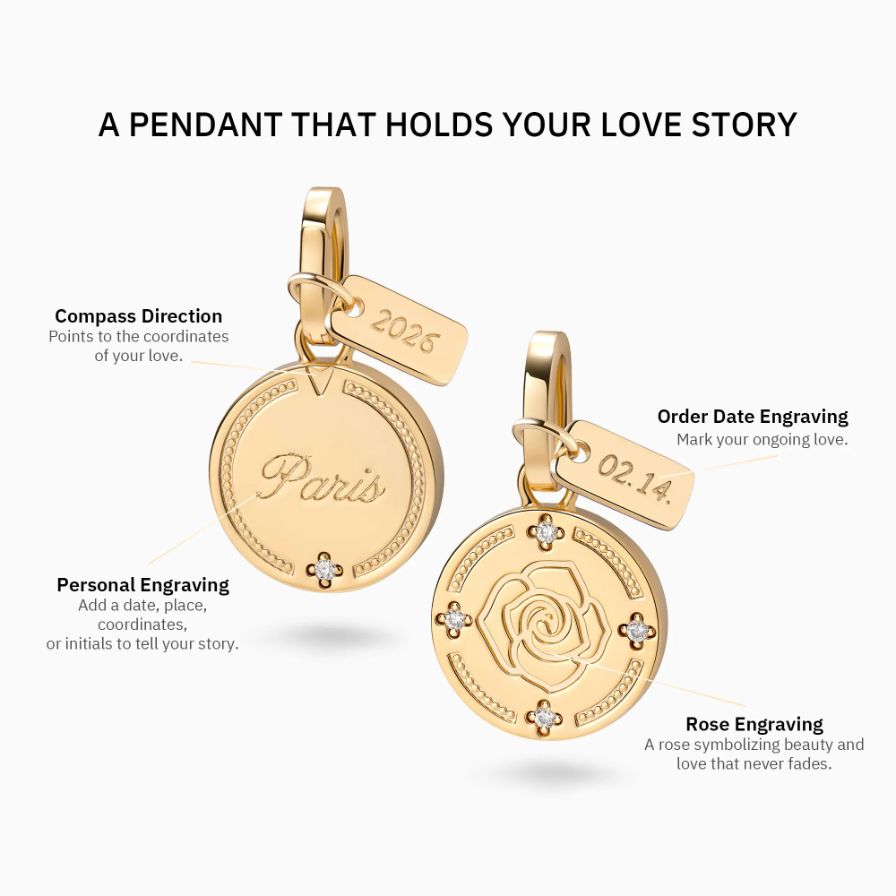The Yes Rose Pendant + Bracelet Set The Yes Rose Pendant + Bracelet Set