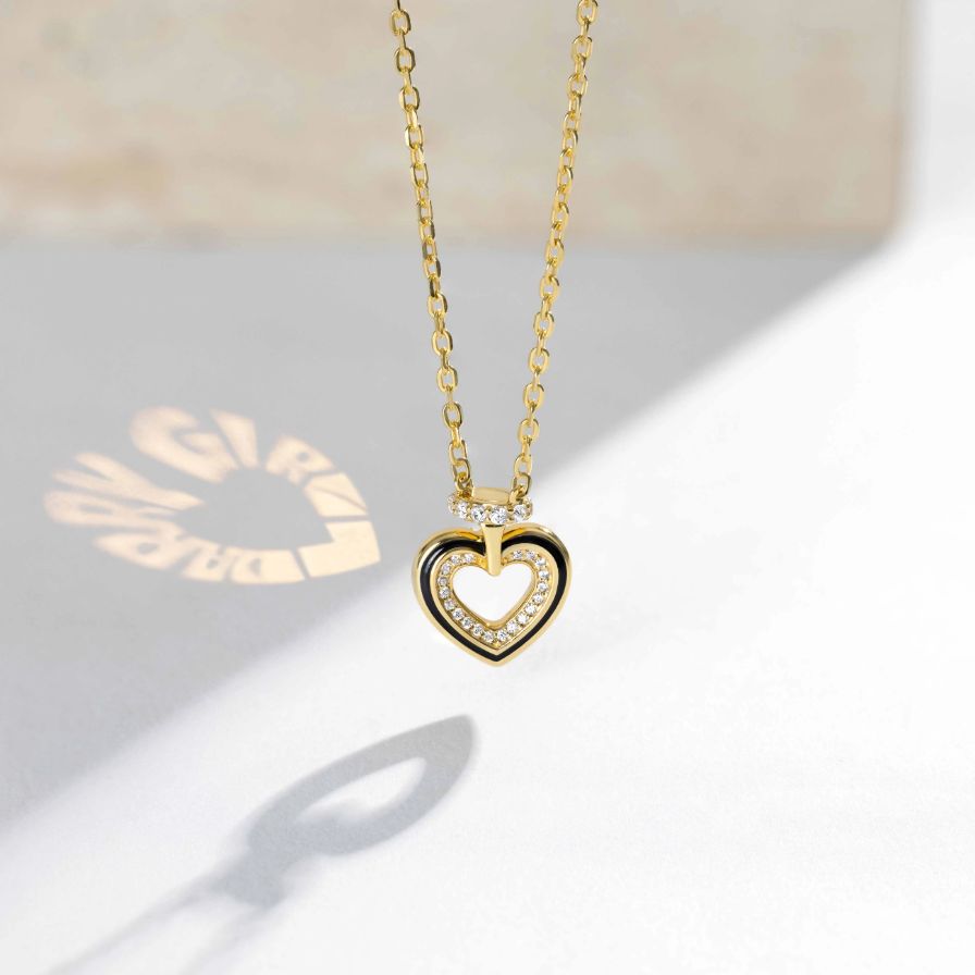 Charming Necklace For Her Moissanite Sunlight Message - "Darry Girl" Charming Necklace For Her Moissanite Sunlight Message - "Darry Girl"