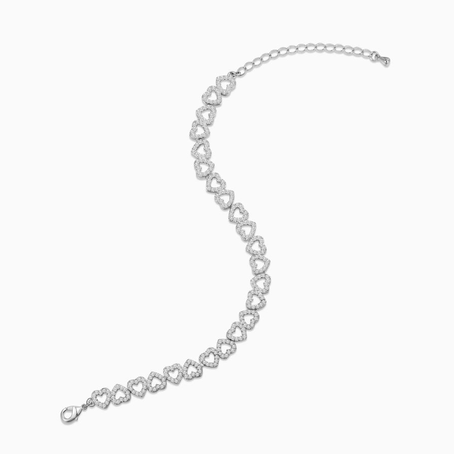 Outline Heart Links Bracelet Outline Heart Links Bracelet