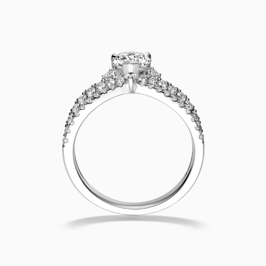 Heart Shaped Solitaire Crown Engagement Ring Heart Shaped Solitaire Crown Engagement Ring