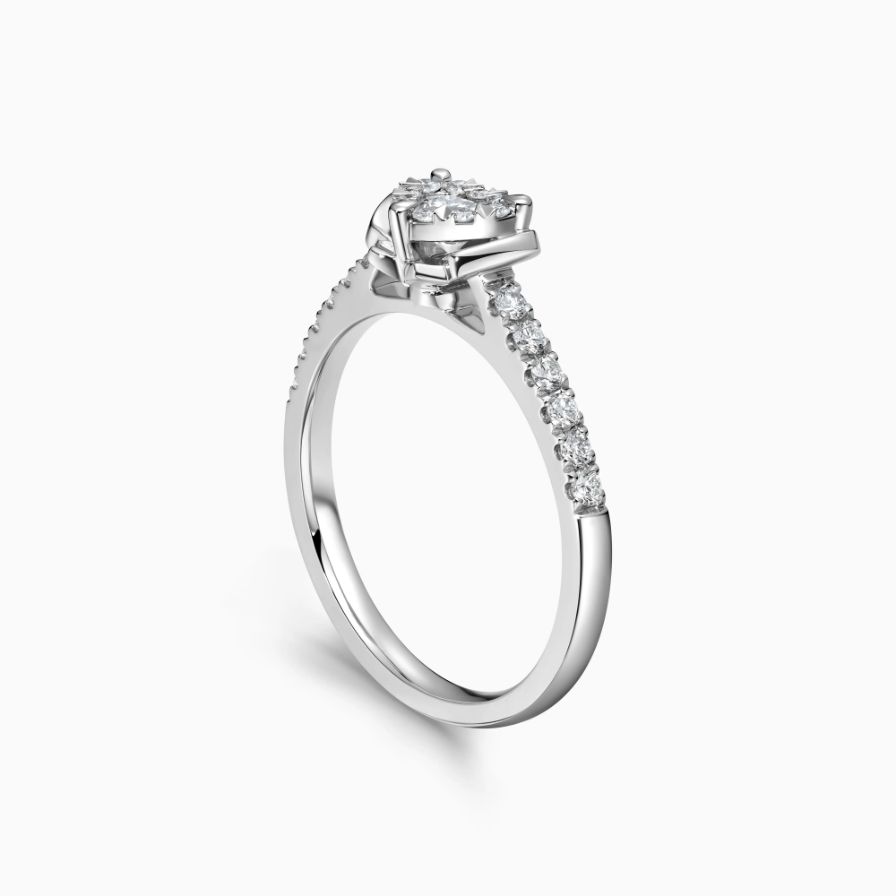 Blossom Heart Pavé Engagement Ring Blossom Heart Pavé Engagement Ring