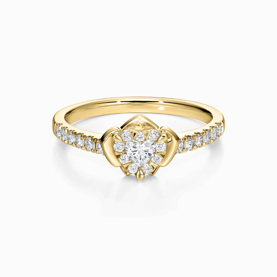 Blossom Heart Pavé Engagement Ring Blossom Heart Pavé Engagement Ring