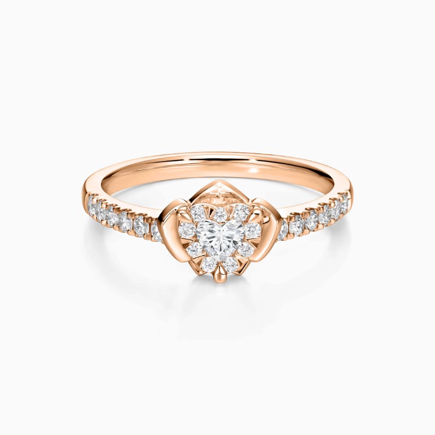 Blossom Heart Pavé Engagement Ring Blossom Heart Pavé Engagement Ring