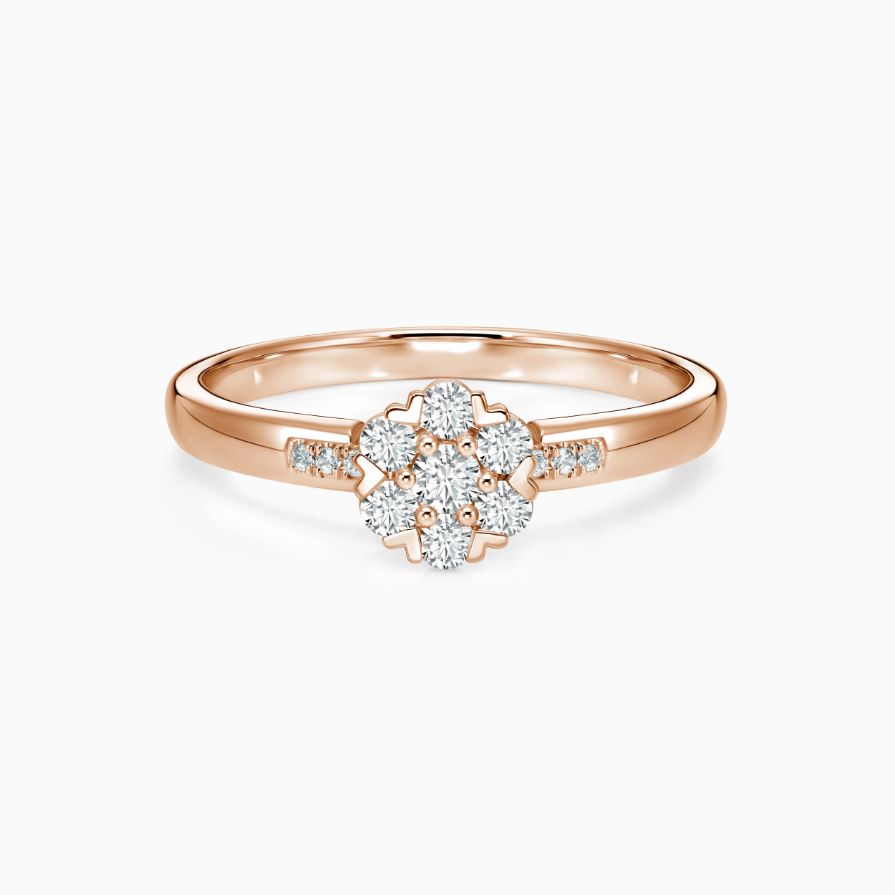 Bloom Side Stones Engagement Ring Bloom Side Stones Engagement Ring